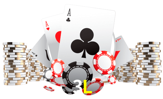 Jogue jogos de pôquer em 3L